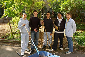Schülerfirmenarbeit Gartengestaltung